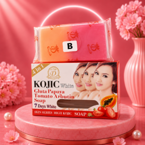 Kojic White Gluta Papaya Tomato Arbutin Soap