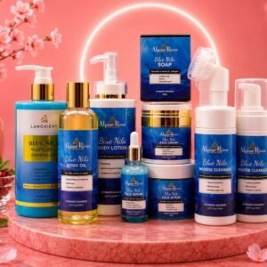 Alpine River Blue Nila Skincare Collection