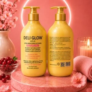 Deli Glow Gold Extra Brightening & Toning Face & Body Milk
