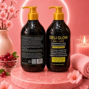 Deli Glow Half-Cast Whitening Body Lotion & Dark Knuckles Remover